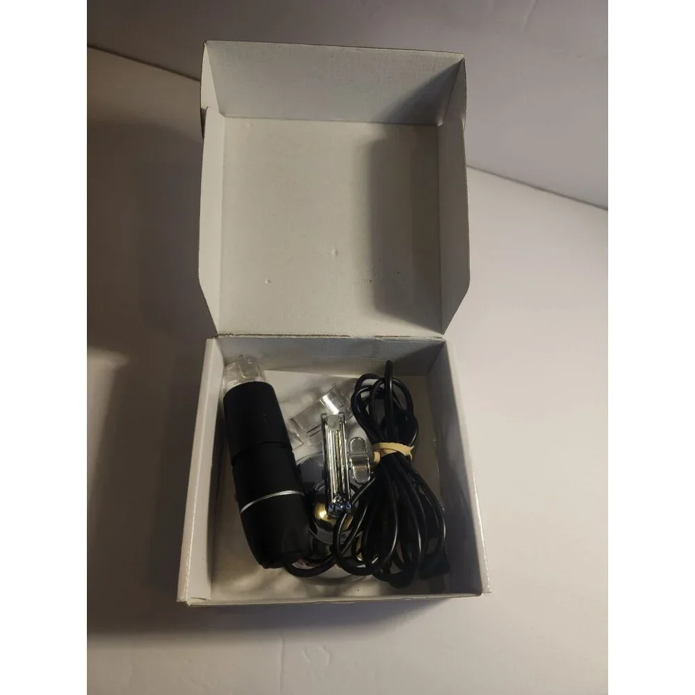 USB Digital Microscope 40X to 1000X, 8 LED Magnification Endoscope ...